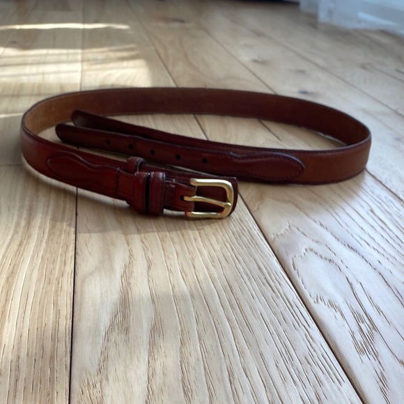 unknown Other - Elegant Tan Leather Belt for Men